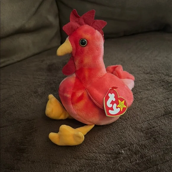 Ty Plush Bird Toy Set - Red, White, Blue - Picture 2 of 5